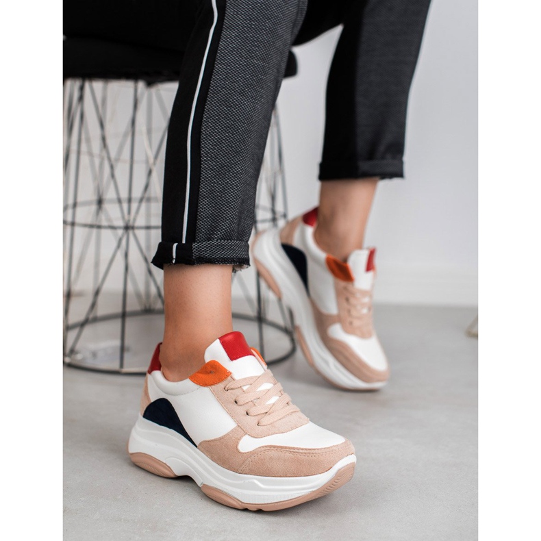 SDS Leichte Turnschuhe braun mehrfarbig 1