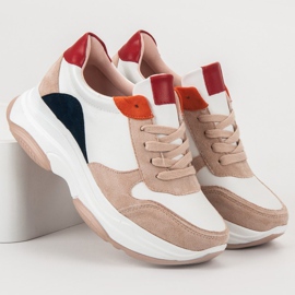 SDS Leichte Turnschuhe braun mehrfarbig 2