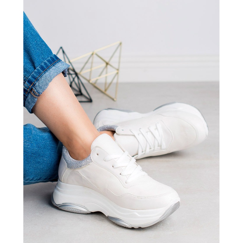 SDS Leichte Turnschuhe weiß 1