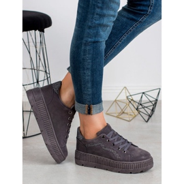 SHELOVET Graue Turnschuhe 1