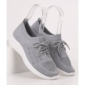 Ideal Shoes Textile Sportschuhe grau 2