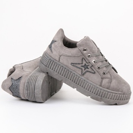 SHELOVET Wildleder Creeper grau 1