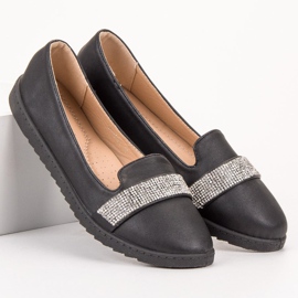 Queentina Herren mit Kristallen schwarz 1