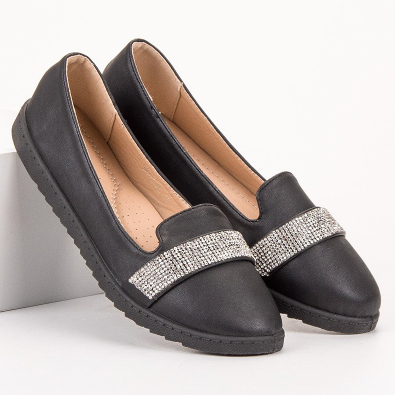 Queentina Herren mit Kristallen schwarz 1