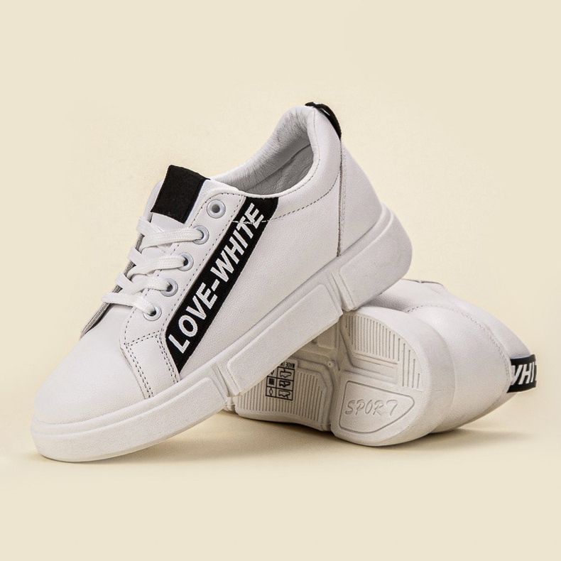 Jumex Bequeme Sportschuhe weiß 1