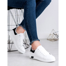 Ideal Shoes Sportschuhe für Damen weiß 2