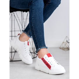 Jumex Bequeme Sportschuhe weiß 1