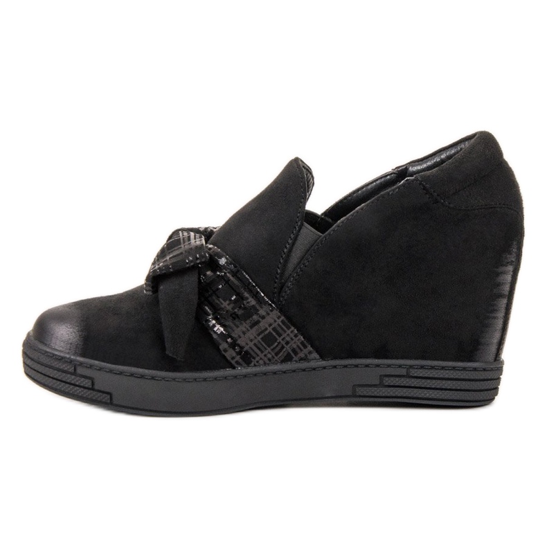 Vinceza Keilschuhe Schraubstöcke schwarz 1