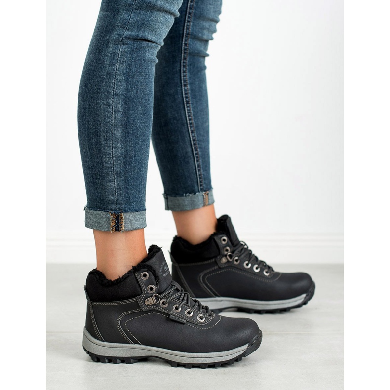 Ax Boxing Warme Trekkingschuhe schwarz 2