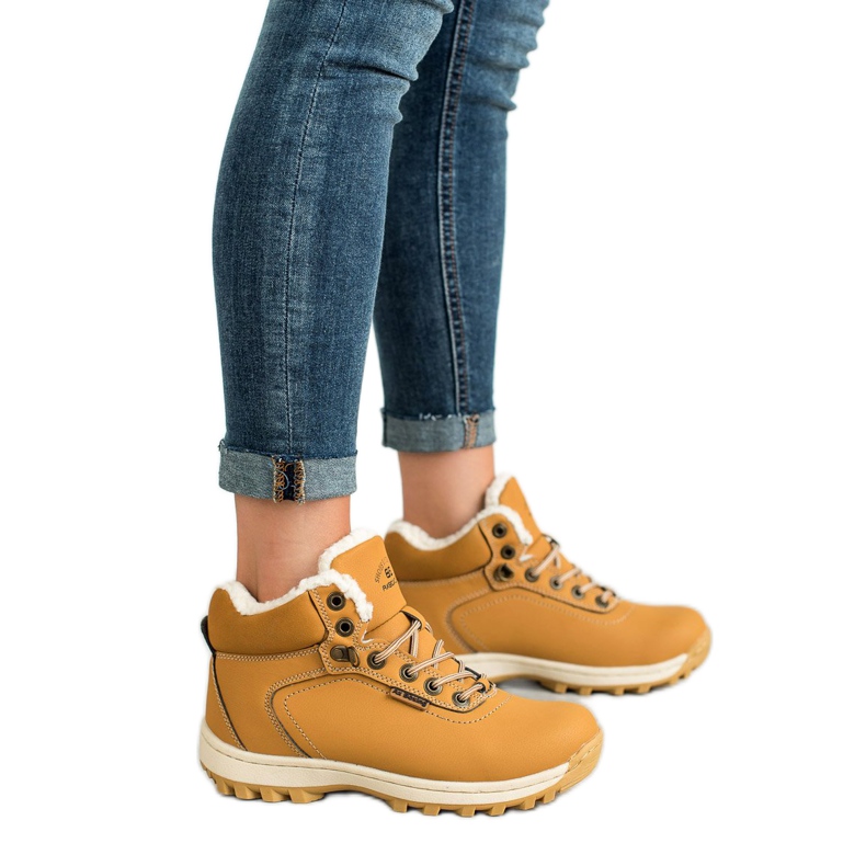 Ax Boxing Warme Trekkingschuhe gelb 2