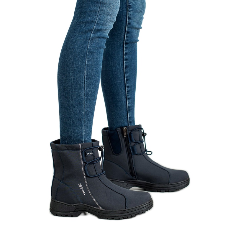 Ax Boxing Marine Schneestiefel blau 2