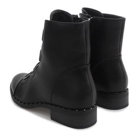 Warme Stiefel mit Radiergummi 6229-1 Schwarz 1