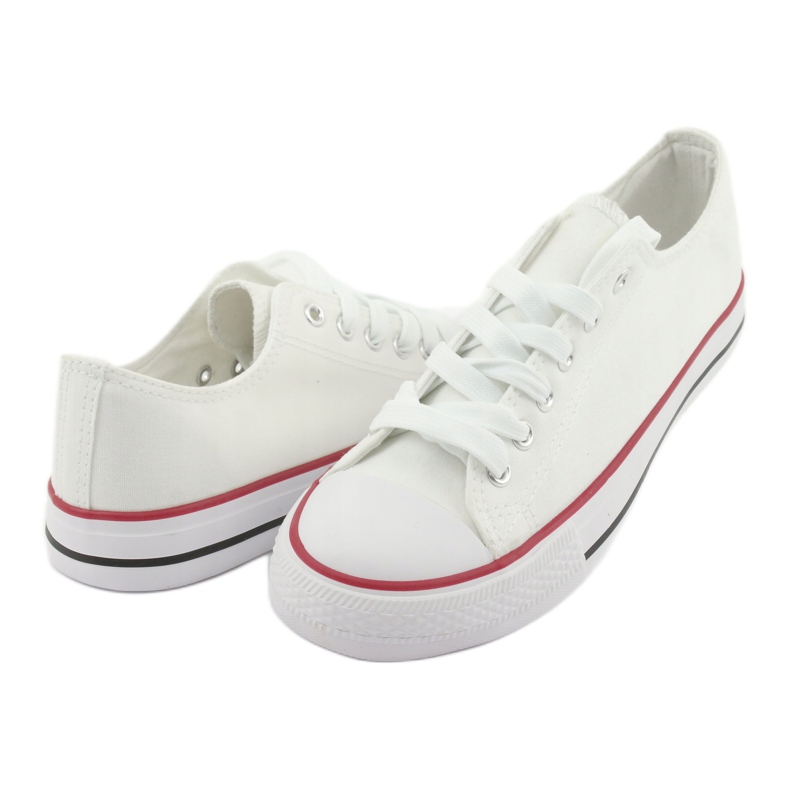 Atletico White Classic Classic CNSD-1-Sneakers von Frauen weiß 4