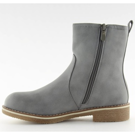 Graue flache Absätze 0-253 Grau 2