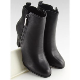 Schwarze Stiefel mit hohen Absätzen Z191 Schwarz 1