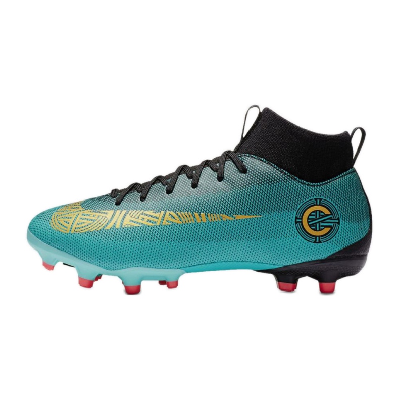 Nike Mercurial Superfly 6 Academy Gs CR7 Mg Jr AJ3111-390 Fußballschuhe blau 1