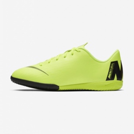Nike Mercurial VaporX 12 Academy Gs Ic Jr AJ3101 701 grüne Schuhe 1