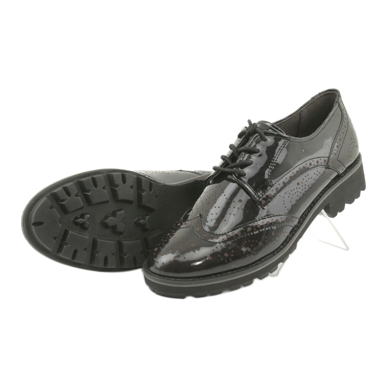 Oxford-Schnürschuhe Caprice 23701 schwarz mehrfarbig 5