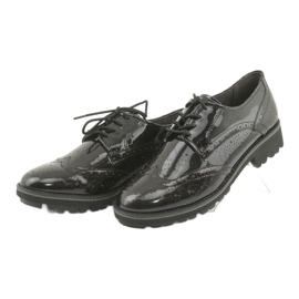 Oxford-Schnürschuhe Caprice 23701 schwarz mehrfarbig 3