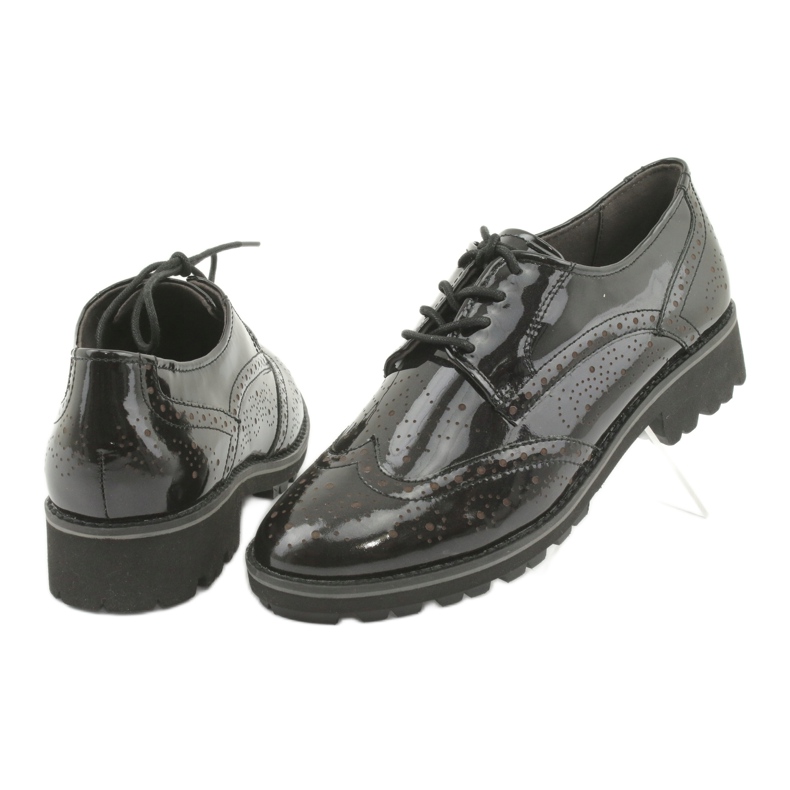Oxford-Schnürschuhe Caprice 23701 schwarz mehrfarbig 4