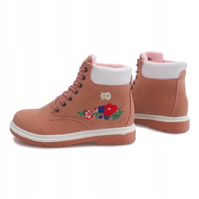 Warme Timber Boots SJ1669-3 Rosa 2