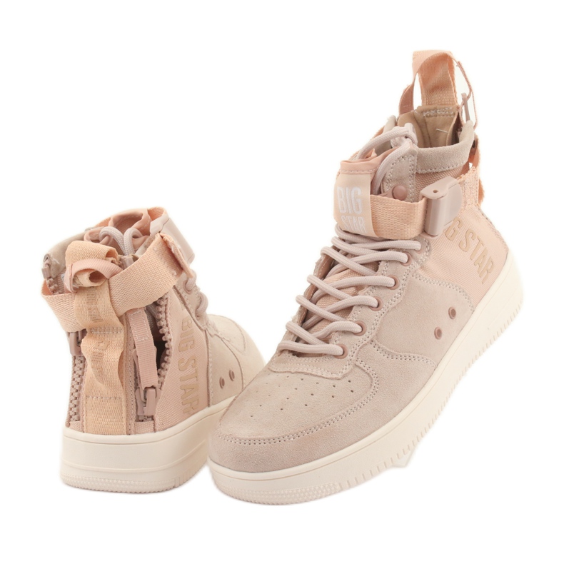 Big Star Big Stern High Eco Leder-Sneaker 274658 Pulverrosa 4