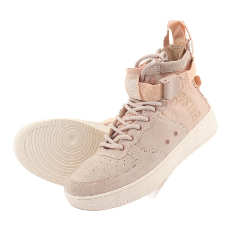 Big Star Big Stern High Eco Leder-Sneaker 274658 Pulverrosa 5