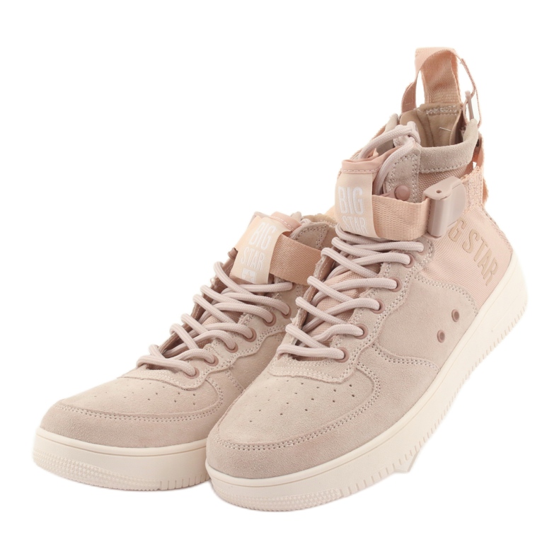 Big Star Big Stern High Eco Leder-Sneaker 274658 Pulverrosa 3