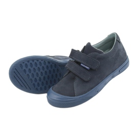 Jungenschuhe, Klettverschluss Mazurek 1267 marineblau navy blau 5