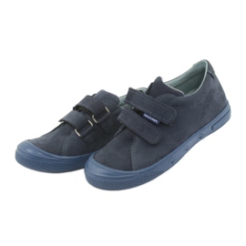 Jungenschuhe, Klettverschluss Mazurek 1267 marineblau navy blau 3