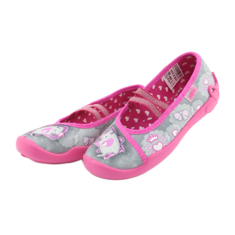 Befado Kinderschuhe 116X248 rosa grau 3