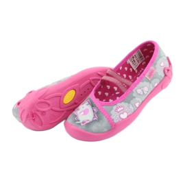 Befado Kinderschuhe 116X248 rosa grau 5