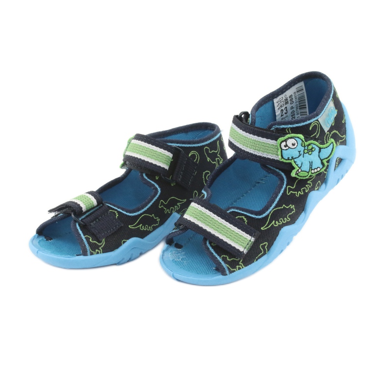 Befado grüne Kinderschuhe 250P088 marineblau blau 3