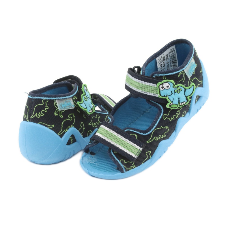 Befado grüne Kinderschuhe 250P088 marineblau blau 4