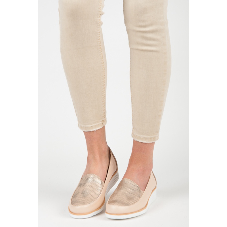 Schuhe mit VICES-Muster braun 1