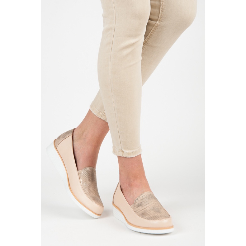 Schuhe mit VICES-Muster braun 2