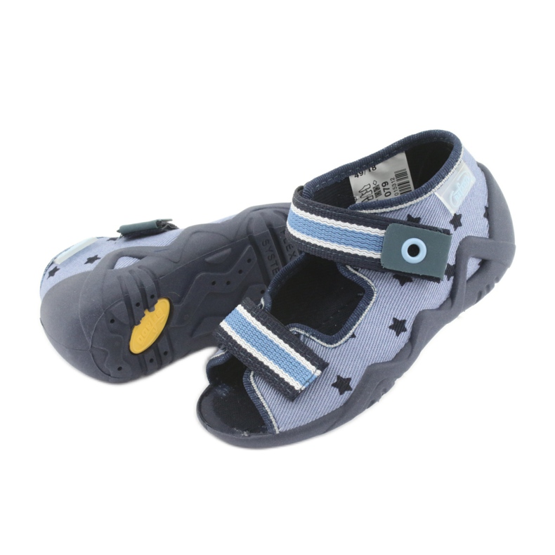 Befado blaue Kinderschuhe 250P079 navy blau 4