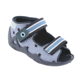 Befado blaue Kinderschuhe 250P079 marineblau 1