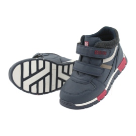 Sportschuhe mit Klettverschluss Big Star 374065 marineblau weiß rot 5