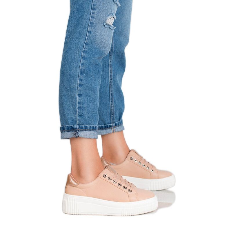 Kylie Sportschuhe auf der Plattform braun 2