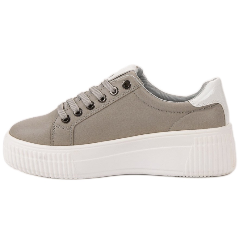 Kylie Sportschuhe auf der Plattform grau 1