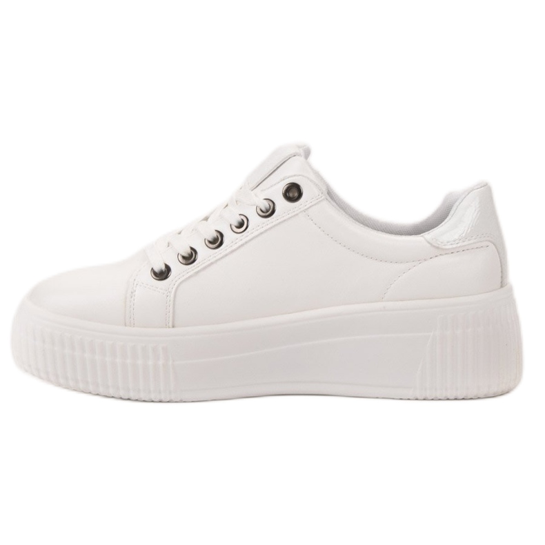Kylie Sportschuhe auf der Plattform weiß 2