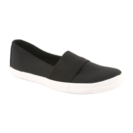 Schwarze American Club Slip-On-Sneakers 1
