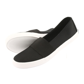 Schwarze American Club Slip-On-Sneakers 5