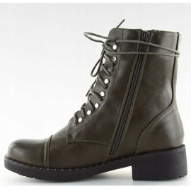 Grüne Stiefel mit Nieten B0-193 Grün 2