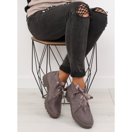 Graue Stiefel für Damen grau LL219 Grau 1