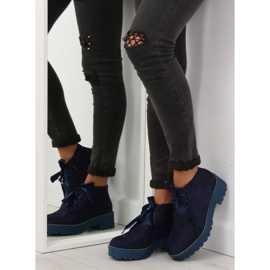 Marineblaue Stiefel für Damen LL219 Blau 2