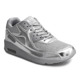 Sportlaufschuhe D1-19 Silber grau 1
