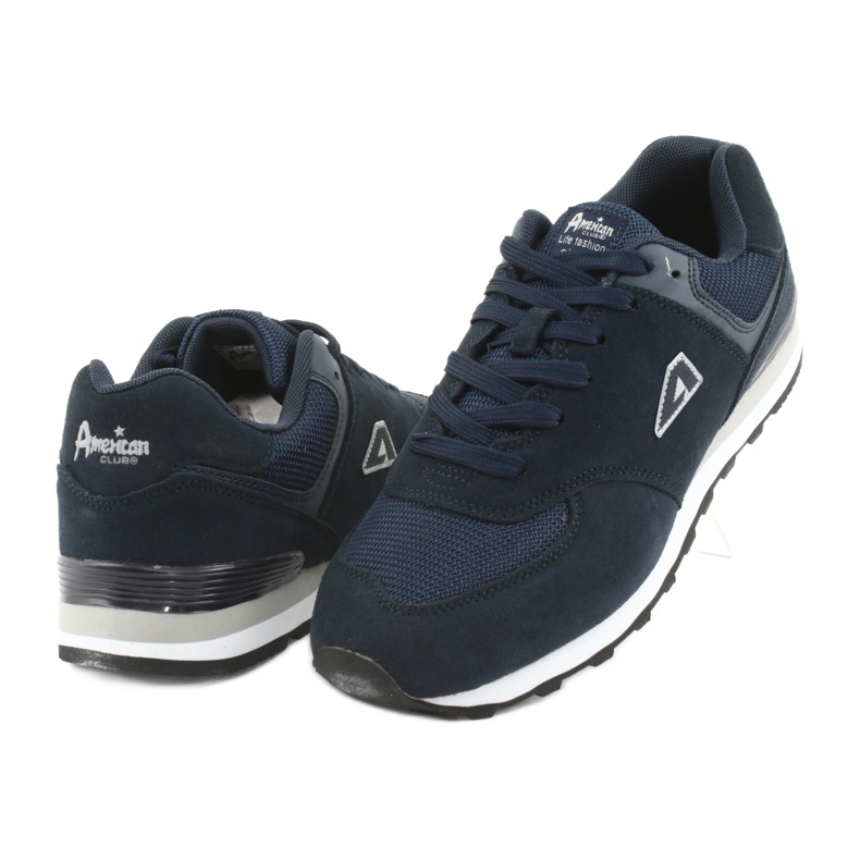 American Club Jogging-Sportschuhe HA27 marineblau 3