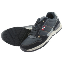 American Club AA08 marineblaue Sportschuhe grau 4